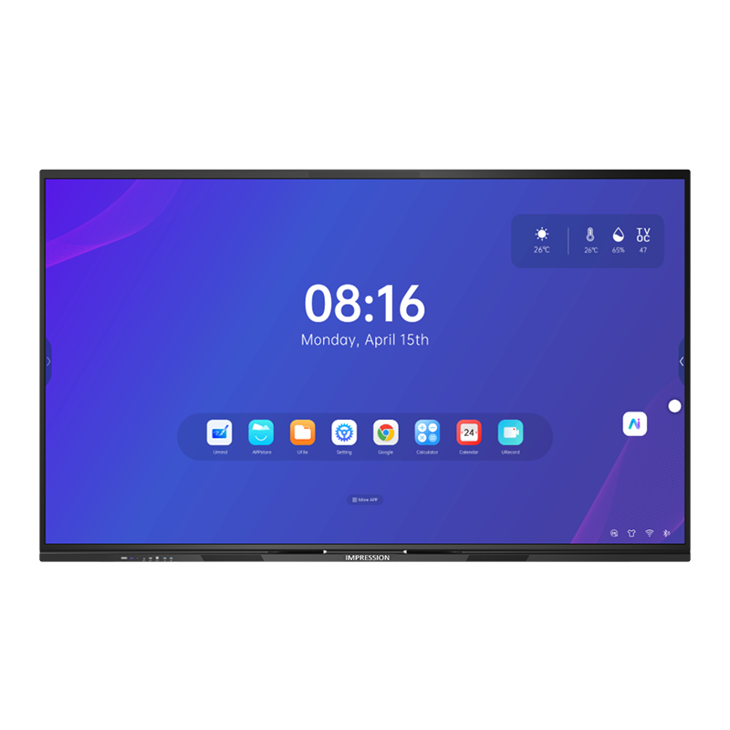 Інтерактивна панель Impression ImBoard 75" (T7503), комп. модуль OPS Impression P+ (Intel Core i5-1235U/16GB/512GB/WIN 11 PRO UKR/OPS), настінне кріплення